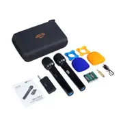 Joyo DM-3 Dual Wireless Dynamic Microphone Set with Case