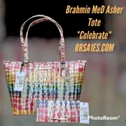Brahmin MeD Asher Tote W/Ady Wallet (CELEBRATE)