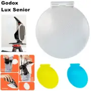 3PCS Colorful Flash Diffuser for Godox Lux Senior Retro Camera Flash Light