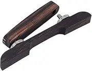 WHAMVOX 4 String Adjustable Height Rosewood Guitar Bridge for Mandolin Bass Lightweight Durable Replacement for Easy String Action Adjustments for Musicians
