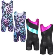 Kids Girls Ballet Dance Jumpsuit Gymnastics Leotard Unitard Athletics Dancewear