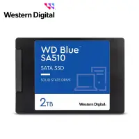 在飛比找Yahoo奇摩購物中心優惠-WD 藍標 SA510 2TB 2.5吋 SATA SSD