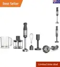 Triblade XL Hand Blender , Blending Wand For Easy Food Preparation, Includes ...