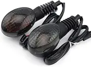 For EX250R NINJA 250R KLX250/S/SF KLX 300/250/230/150/125/L Vulcan S 650 Motorcycle Turn Signal Indicator Light Blinker (Smoke)