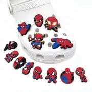 13pcs Spiderman Superhero Shoe Charm For Diy Clog Sandals Decor Shoes Accessories Party Favor Gifts