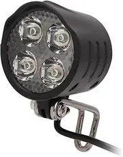 Ebike LED Headlight, 24/36v Electric Bike Front Light Lamp Built in Horn 4 Lights for Night Riding Waterproof Horn Headlamp for Motorcycle, Electric Bike, Scooters