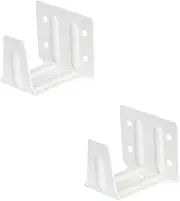 Center Support Bracket, 44.45 x 57.15mm Venetian Blind Installation Accessories Curtain Installation Holder for 2inch Window Blind Headrail (2 Pack)
