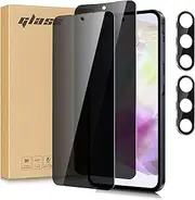[FWITHX] Privacy Screen Protector for Samsung Galaxy A35 5G with Camera Lens Protector[2+2 Pack], Anti-Spy Tempered Glass Film,9H Hardness,Anti-Scratch