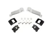 LRC10147 TWO DOOR ANODISED SILVER LOCKING PEG KIT - LAND ROVER DEFENDE (DA8944)