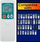 Fahrenheit and Celsius Display Universal Air Conditioner Remote for Mitsubishi M