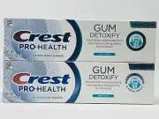 2 Crest ProHealth Gum Detoxify Deep Clean Toothpaste 4.6 oz/ 130g New