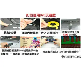 NEROS 7.8吋 超級新星 多功能RMVB-DVD(可放巧連智) (5.4折)