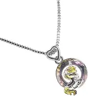 [WOFASHPURET] Unicorn Heart Necklace Intellectual Toy Unicorn for Girls Pendant Back to School Day Charm