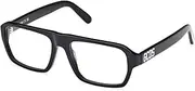 [GCDS] GD5038 001 Shiny Black 55/17/140 Unisex Glasses, 001 Shiny Black, 55/17/140