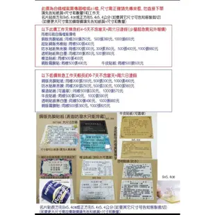 少量可急件客製代印LOGO防水貼紙印刷 不用1元量多優惠冷凍膠名片貼紙 QR圖飲料亮膜霧膜貼牛皮封口貼透明貼白墨米琪印刷