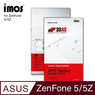 IMOS 華碩 ASUS ZenFone 5/5Z 3SAS 疏油疏水 背面保護貼