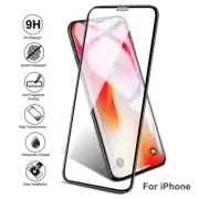 iPhone 15 14 Pro MAX X XR 7 8 Plus 11 12 13 Pro Max Tempered Glass Full Cover