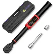Digital Torque Wrench 3/8 Drive, Carbon Fiber Tube, 1.5-99.6Ft.lb/2-135Nm, &#177