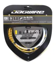 Jagwire 2x Elite Link Shift Cable Kit SRAM/Shim Polished Ultra-Slick Cables Gold