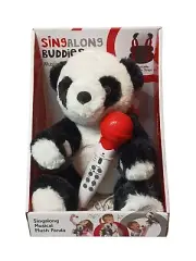 Panda Sing Along Buddies Speaker & Microphone Musical Plush Karaoke Backpack
