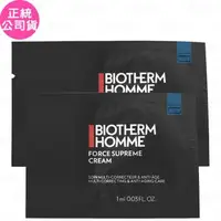 在飛比找森森購物網優惠-BIOTHERM 碧兒泉 男仕超進化極量緊膚凝霜(1ml)*