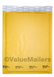1000 #2 8.5x12 KRAFT BUBBLE MAILERS PADDED ENVELOPES #2