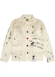 Gallery Dept. EP Paint-splattered Printed Cotton Jacket - Beige - M M