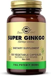 Solgar - FP Super Ginkgo Vegetable Capsules 120 Count