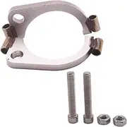 Xuanqingyi Store 3" Inch Mild Steel Exhaust Split Flange Flat Oval Compatible with Car Auto