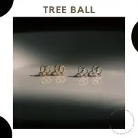 在飛比找蝦皮購物優惠-(現貨)TREE BALL 幸運餅乾🥨｜925純銀 蝴蝶餅耳