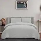 Ardor Boudoir Rowe Quilt Cover Set (Grey) - King
