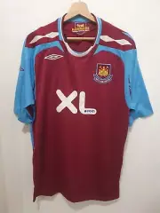 UMBRO WEST HAM UNITED 2007 2008 SIZE XL NEW SOCCER JERSEY FOOTBALL TRIKOT SHIRT