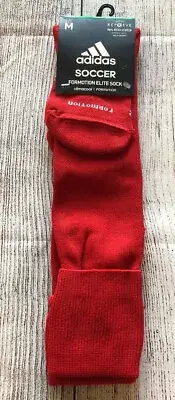 adidas Soccer Socks Elite Climacool Red Medium Brand New Fast Shipping
