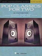 Pop Classics for Two Alto Saxophones Easy Instrumental Duets Book NEW 000303021