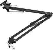 LABRIMP Adjustable Metal Webcam Clamp Stand by Durable Clamp Spring for Long-Lasting Use in Studio/Office
