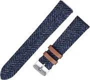 [RVGVPKLKUM] Nylon Leather Watch Strap 18mm 20mm 22mm Quick Release Straps Soft Straps Nylon Weave