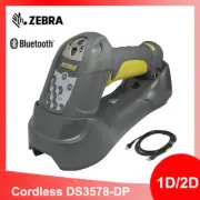 Symbol DS3578-DP 2D USB Wireless Bluetooth Barcode Scanner with Cradle & Battery