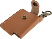 KITANDOVE Outdoor Lighter Cover Compact Leather Case Cigarette Lighter Pouch Bag Easy Access Waterproof Durable Camping Essential