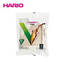 在飛比找PChome24h購物優惠-HARIO V60原色01濾紙110張 VCF-01-110