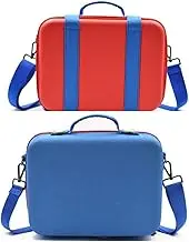 Hard EVA Carry Case for Nintendo Switch 2 / Switch OLED – Portable Protective Travel Bag for Console, Pro Controller, Game Cards & Accessories (Red and Blue Mario, 31.5*24*13cm)