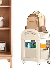 Under Desk Storage Cart, 2-Tier Trolley Cart, Multi-Functional Storage Cart, Textbook Storage Cart, Under Desk Cart, Rolling Trolley Cart, Storage Trolley, Classroom Storage Carts