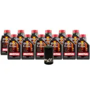12L Motul 8100 XMAX 0W40 Wix XP Filter Motor Oil Change Kit For Dodge Ram API SN