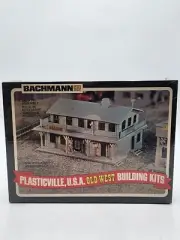 BACHMANN HO SCALE SALOON AND BARBERSHOP 2912 BUILDING KIT NEW SEALED!!!
