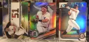 Jace Jung LOT (3) 2022 Bowman 1st Chrome Refractor Rookie RC SSP ⭐️ MINT