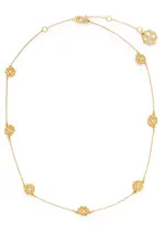 Kate Spade New York Heritage Bloom Station Gold-plated Necklace ONE SIZE