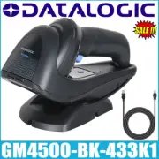 Datalogic Gryphon GM4500 GM4500-BK-433K1 Wireless 2D Barcode Scanner + USB Cable