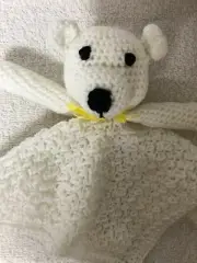 Handmade Crocheted Baby Lovee Polar Bear