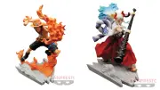 One Piece Senkou Zekkei YAMATO & PORTGAS.D.ACE Figure Set Banpresto JAPAN