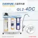 【Everpure】美國原廠 QL2-4DC三道立架型淨水器(樹脂自助型-含全套配件)