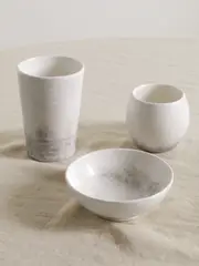 [Brunello Cucinelli] Brunello Cucinelli - Set Of Three Ceramic Bowls - Stone - One size One size Gray